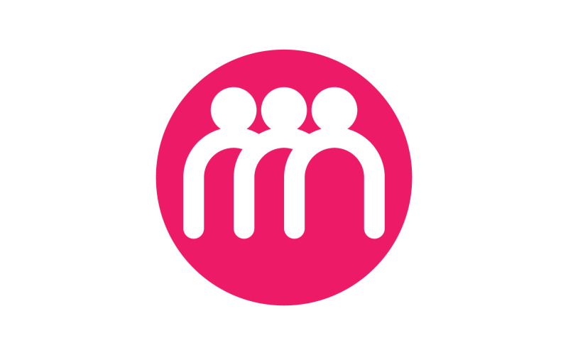 Gruppen-Menschen-Community-Logo-Elemente V16