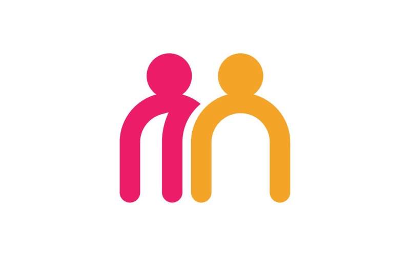 Gruppen-Menschen-Community-Logo-Elemente V1