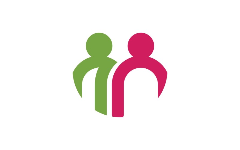 Gruppen-Menschen-Community-Logo-Elemente V3