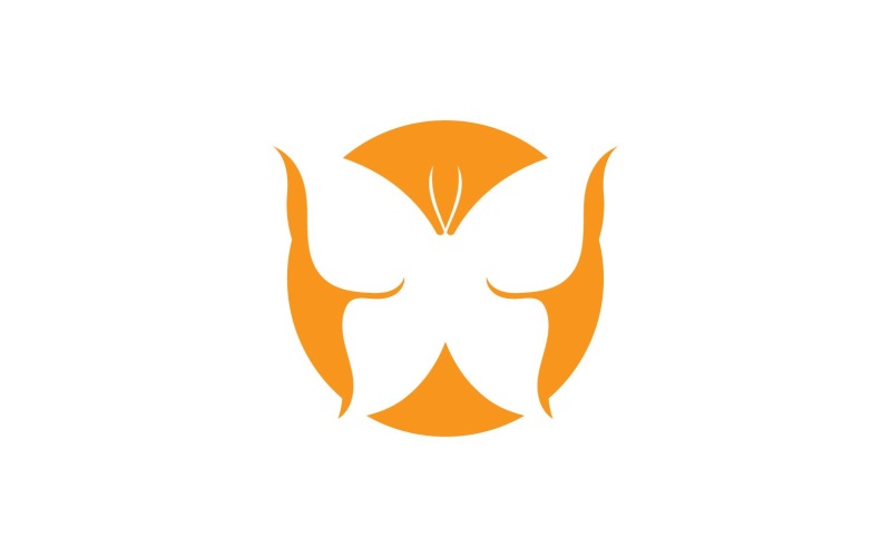 Vlinder Logo Elementen Vector Eps V48