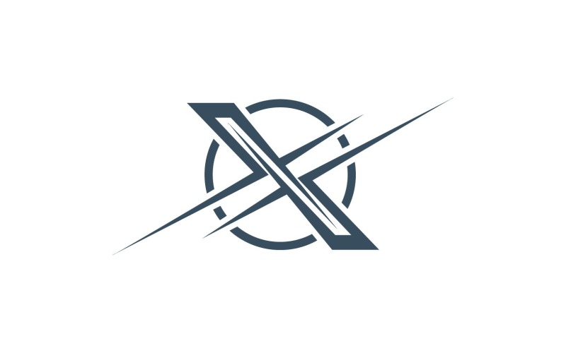 X list firmy Logo elementy wektor V19