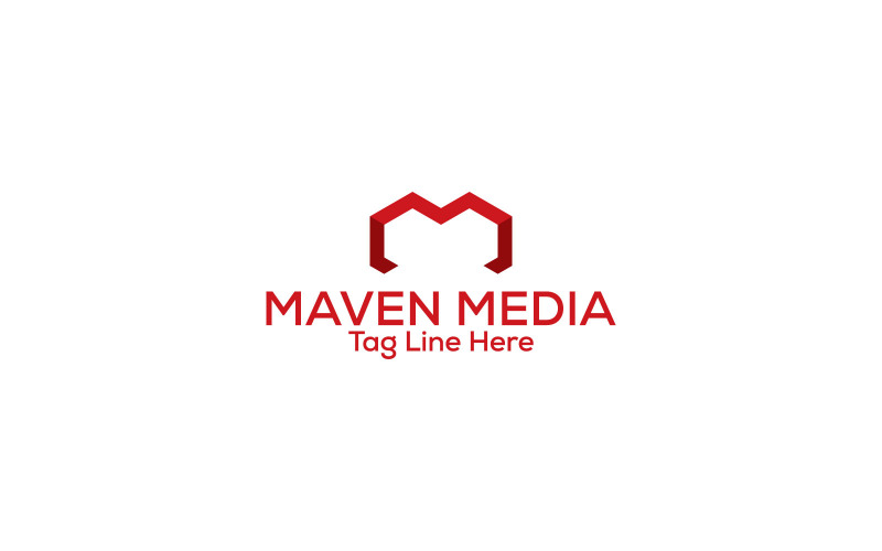Création de logo lettre M Maven Media