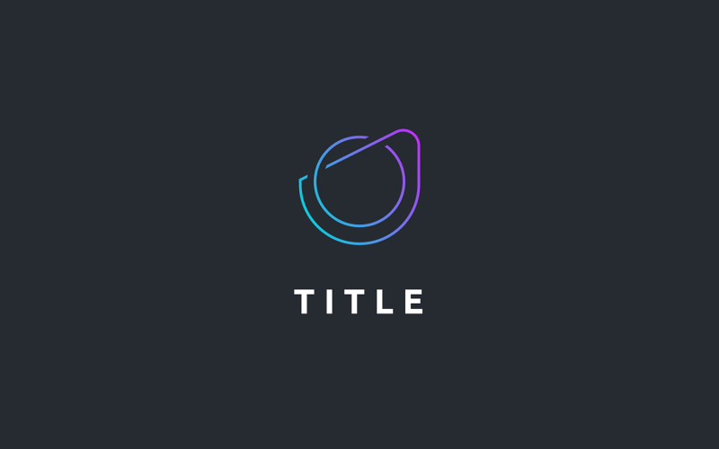 Логотип Minimal Angular UO OU Tech Data Monogram