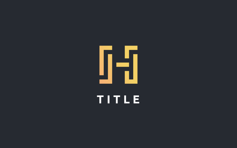 Minimal Angular H Tech Fintech Consultant Logotyp