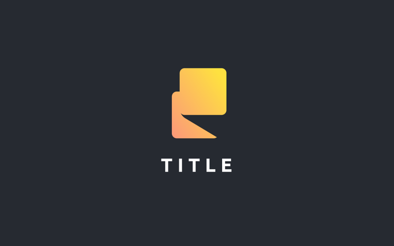 Minimale hoekige abstracte bedrijfsadviseur Logo