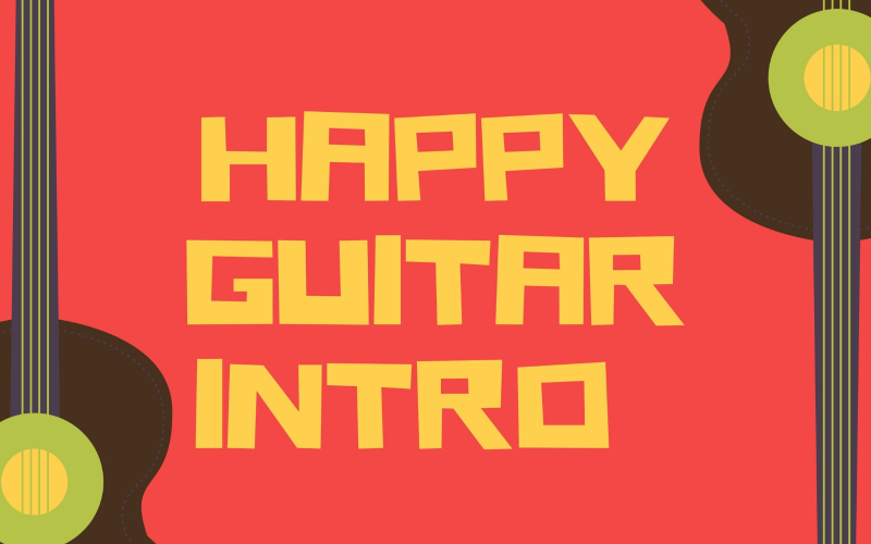 Happy Guitar Intro 01 - Faixa de áudio Stock Music