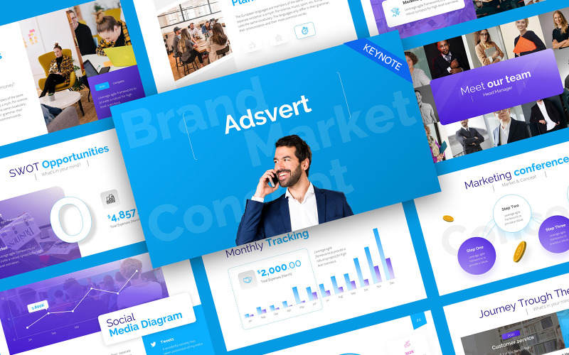 Adsvert Business Marketing Keynote Template