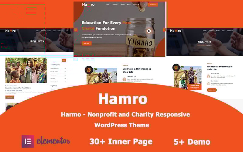 Harmo - Tema de WordPress para iglesias y organizaciones benéficas