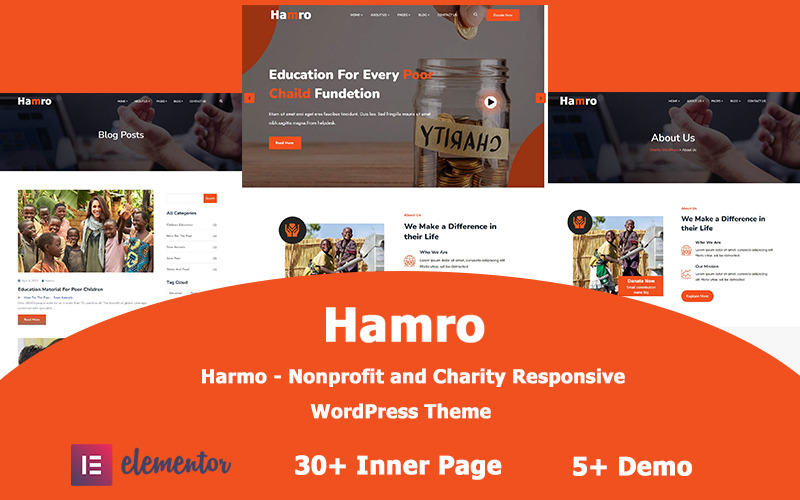 Téma WordPress Harmo - Kostely a charita