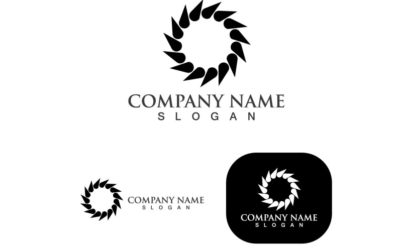 Logo Vortex Illustrazione Icona Logo Template Design V3