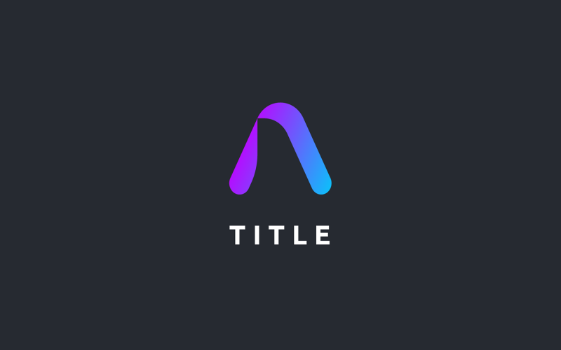 Minimal Diverse A Tech Task Fintech Monogram Logo