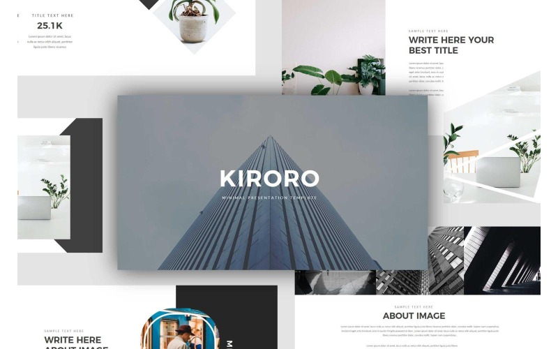 Kiroro Sjablonen PowerPoint presentatie