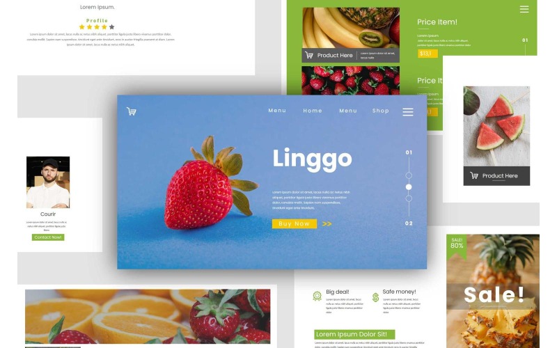 Lingo PowerPoint-Präsentationsvorlage