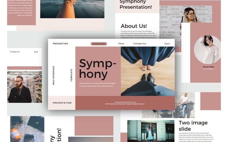 Symphonie Modèle de présentation PowerPoint