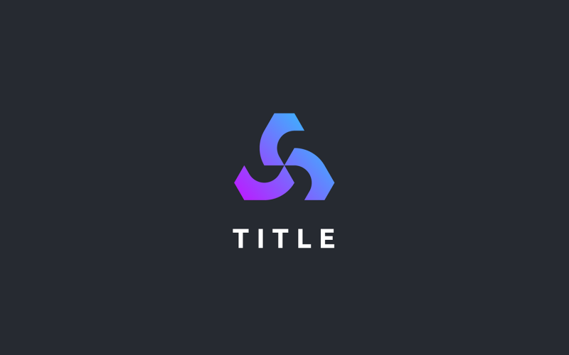 Iconico logo Modernity Three 3 Tech Wave Wind