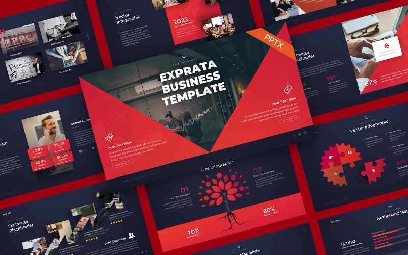 Exprata Business PowerPoint-mall