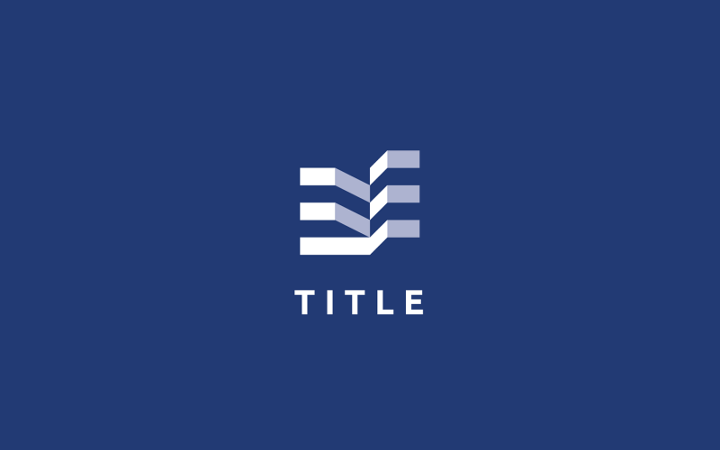 Логотип Contemporary Lite Sense N Building Construction Monogram