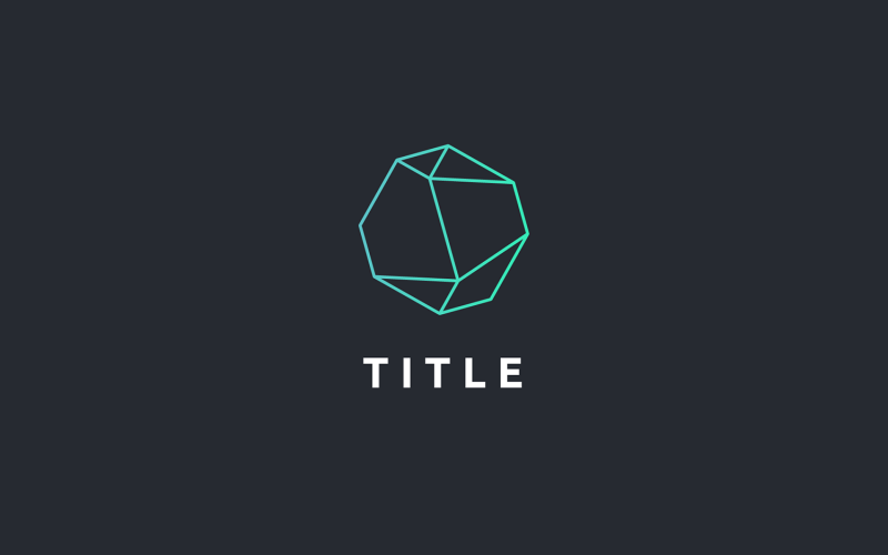 Logotipo contemporáneo de Lite Sense Rock Stone