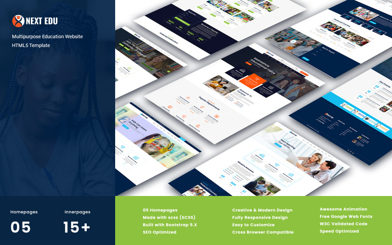 NextEdu - Vzdělávací HTML šablona