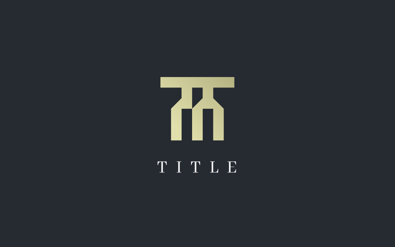 优雅的 Lite 酒 M 玻璃金色标志