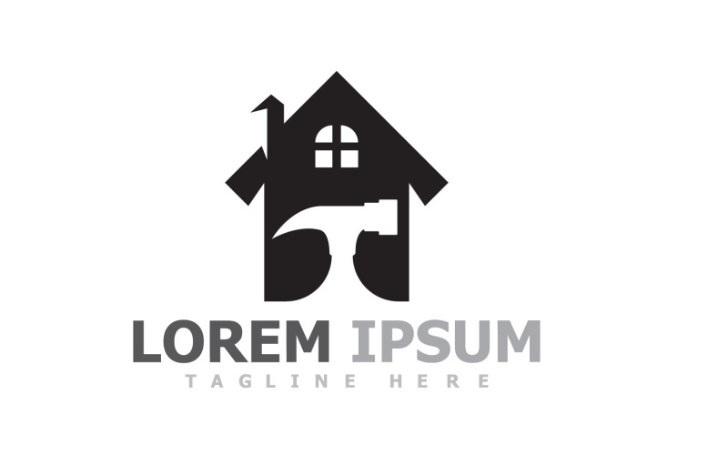 Logo pro opravy domů a budov V6