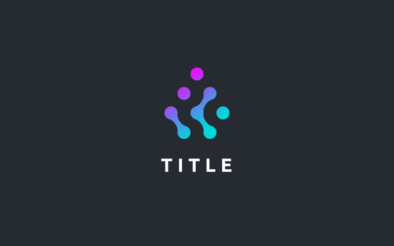 Logo Fintech moderne de technologie de données de carburant d'eau de Lite Sense