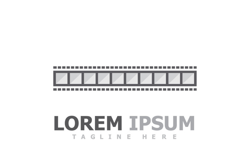 Film Strip Film Logo Wideo V7