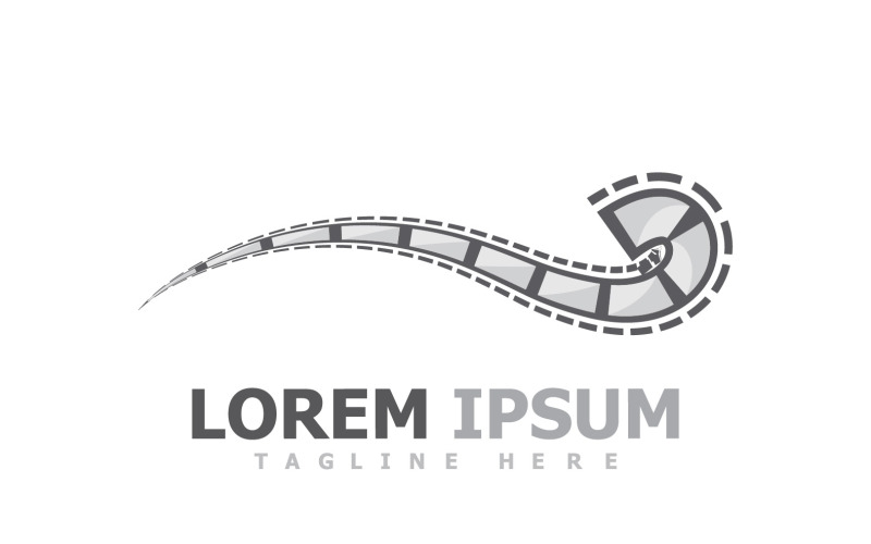 Film Strip Film Video Logo V27