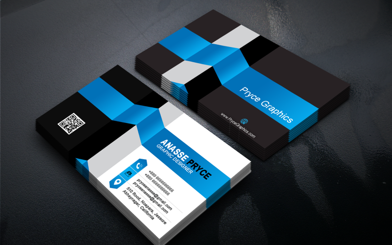 Business Card Professional #244668 - TemplateMonster