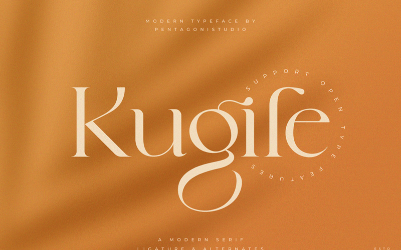 库吉勒 |优雅的衬线字体