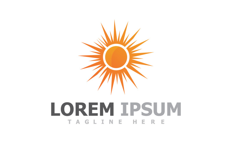 Sun Logo And Symbol Vector V1