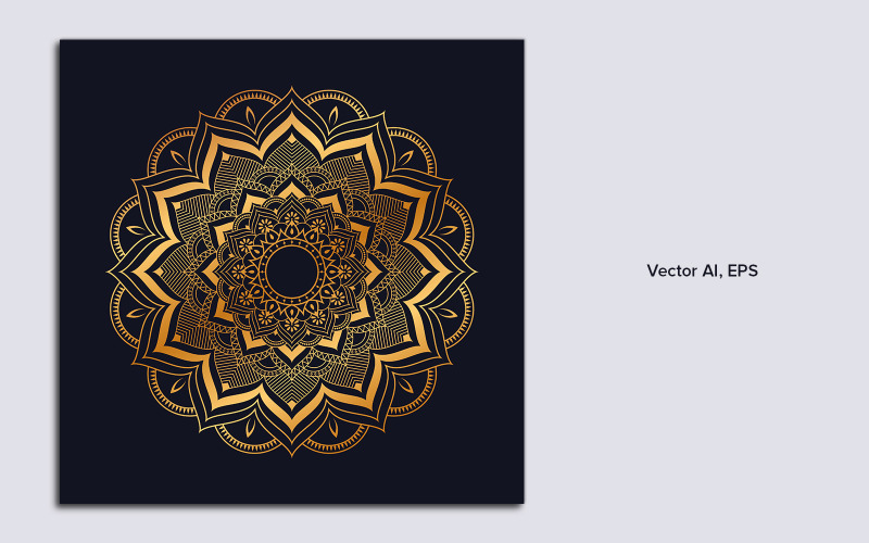 Luxus Mandala absztrakt háttér