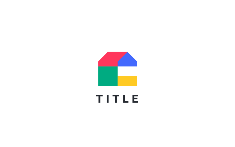 Geometrisch Lite Sense House Home-logo