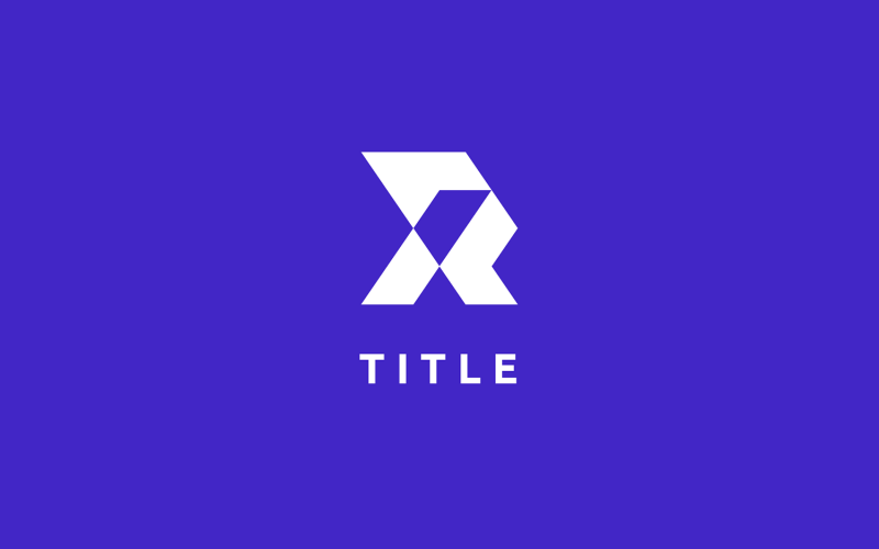 Logo geometrico Lite Sense R Tech Fintech