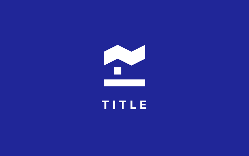 Logo géométrique Lite Sense House Home N