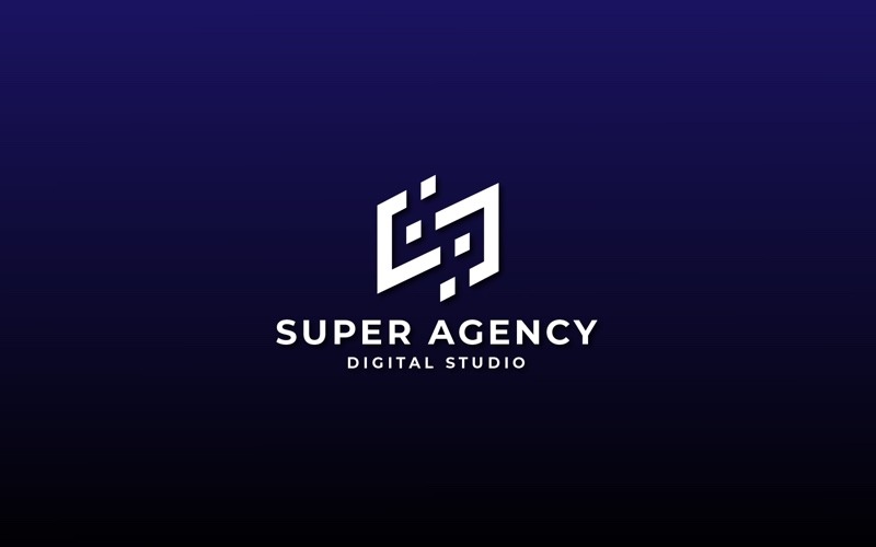 Modèle de logo de super agence professionnelle