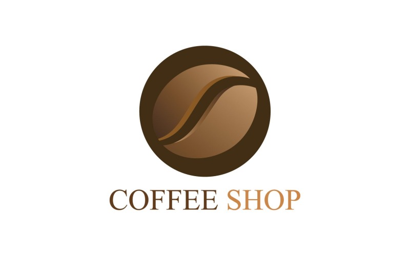 咖啡店标志模板V26