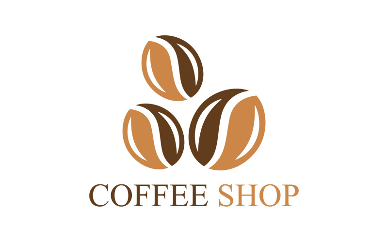 咖啡店标志模板V4