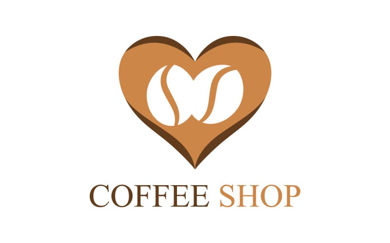 Modelo de logotipo de cafeteria V12