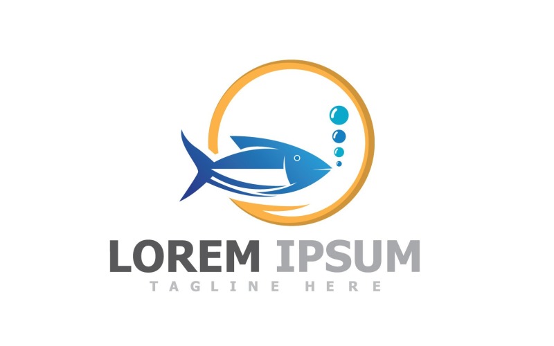 Fish Animal Template Logo V3