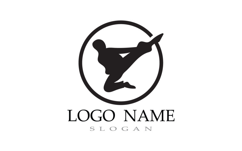 Karate Och Taekwondo Logo Fight V5
