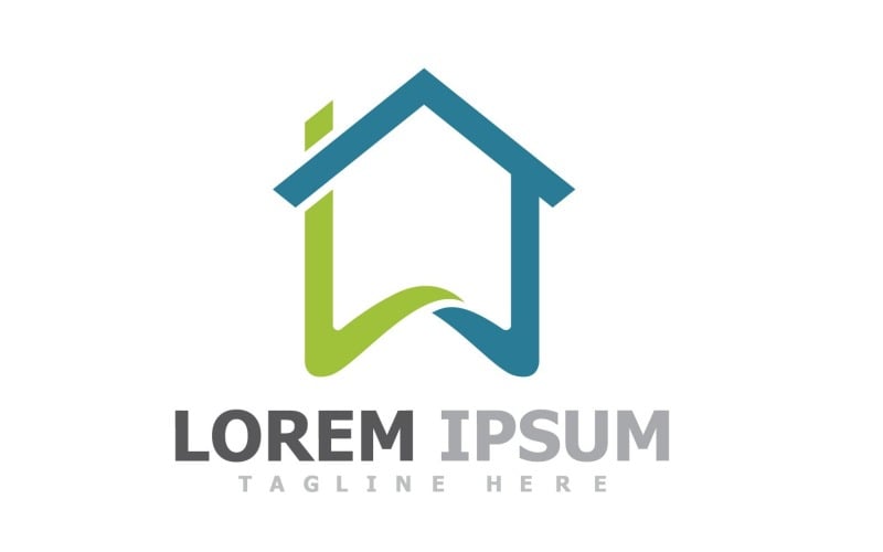 Home And Building House Logo Template V3 - TemplateMonster