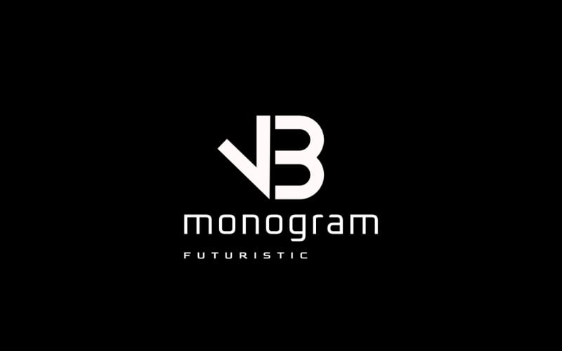 Monogram VB Logo Design By Vectorseller | TheHungryJPEG