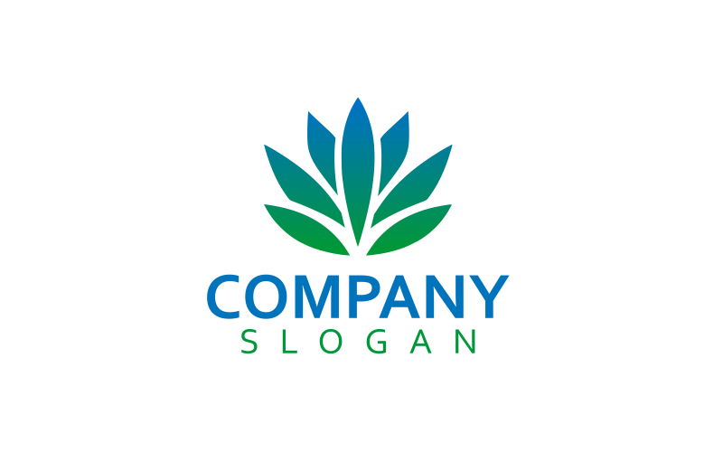 Plantilla de logotipo de diseño personalizado de flores 6