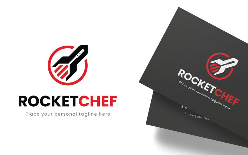 Rocket Chef étterem logó sablon