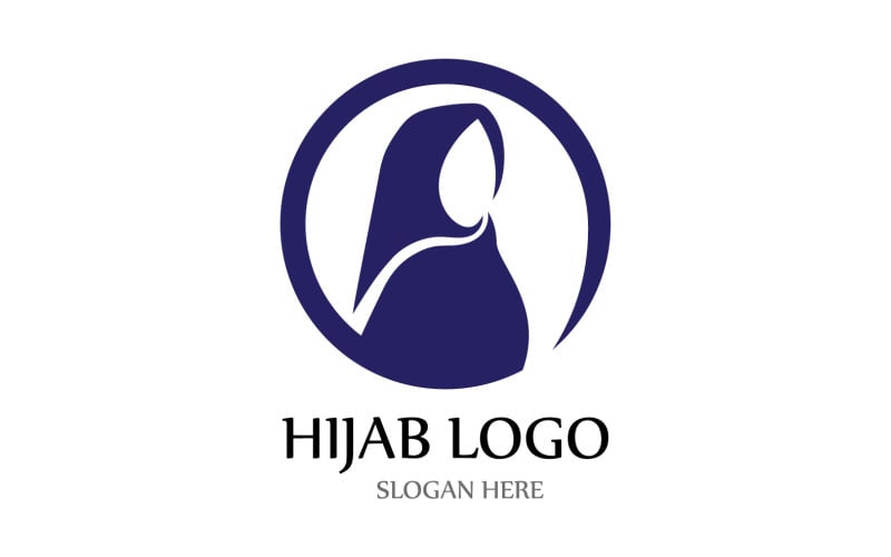 Hijab Logo And Symbol Template V12