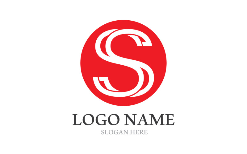 S Business brief Logo en symbool sjabloon V18