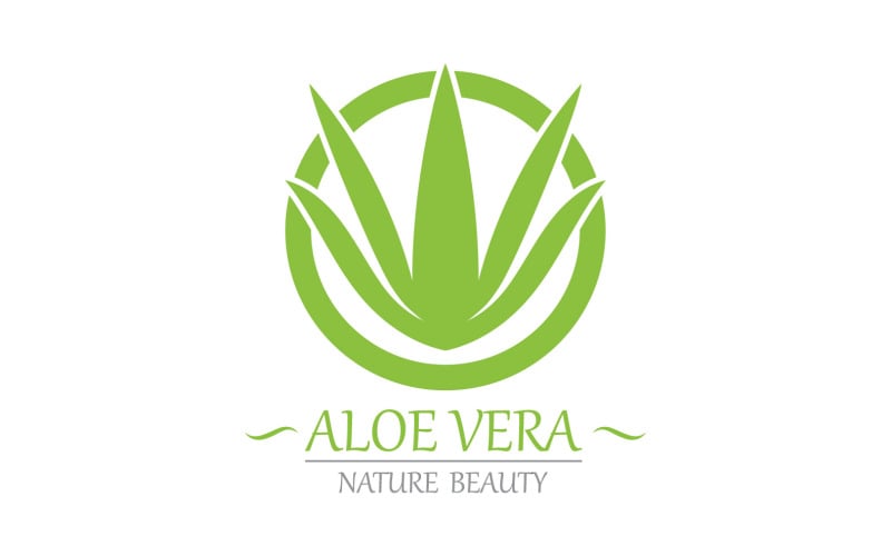 Aloe Vera Logo Nature Template V23