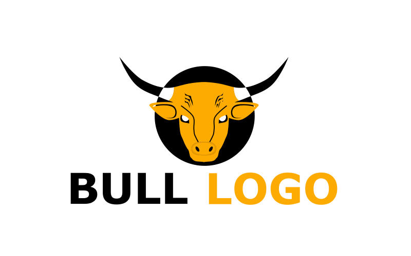 Modello logo design personalizzato toro 2