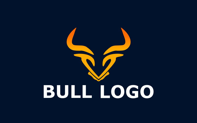 Šablona loga Bull Custom Design 3